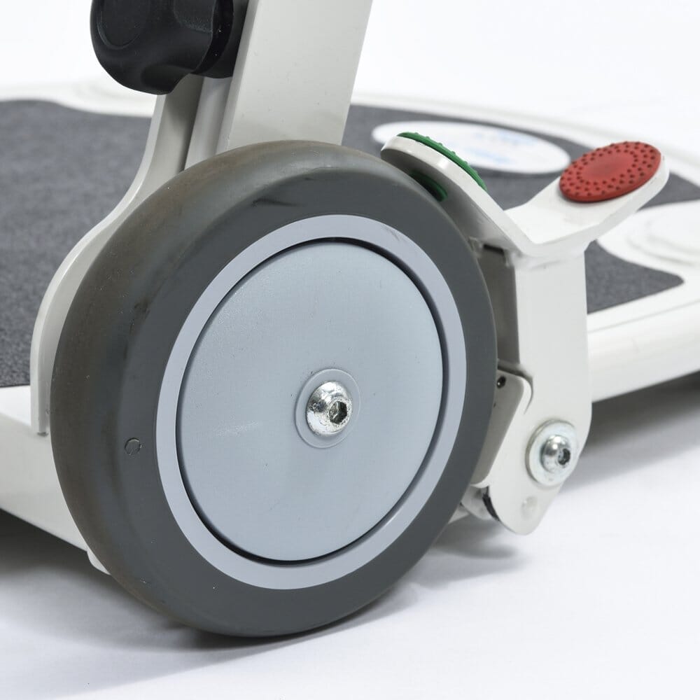 NRS Atlas Advance Transfer Aid hoist folded or disassembled for storage or transport.