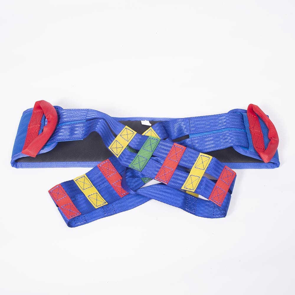 NRS Atlas Advance Transfer Safety Strap hoist folded or disassembled for storage or transport.