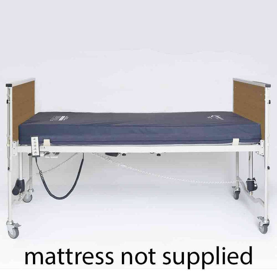 Close-up of a feature of NRS Community Bed Plus With Side Rails.