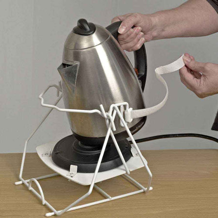 Close-up of a feature of NRS Cordless Kettle Tipper.