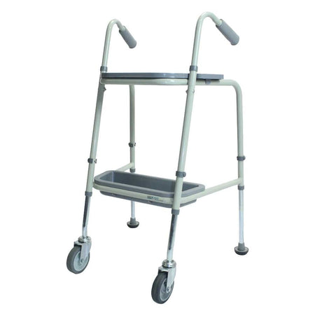 Diagram or packaging of NRS Duo Walking Trolley highlighting dimensions or features.