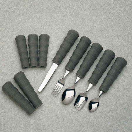 Lifestyle image of NRS EasyGrip Fork being used in a real-life setting.