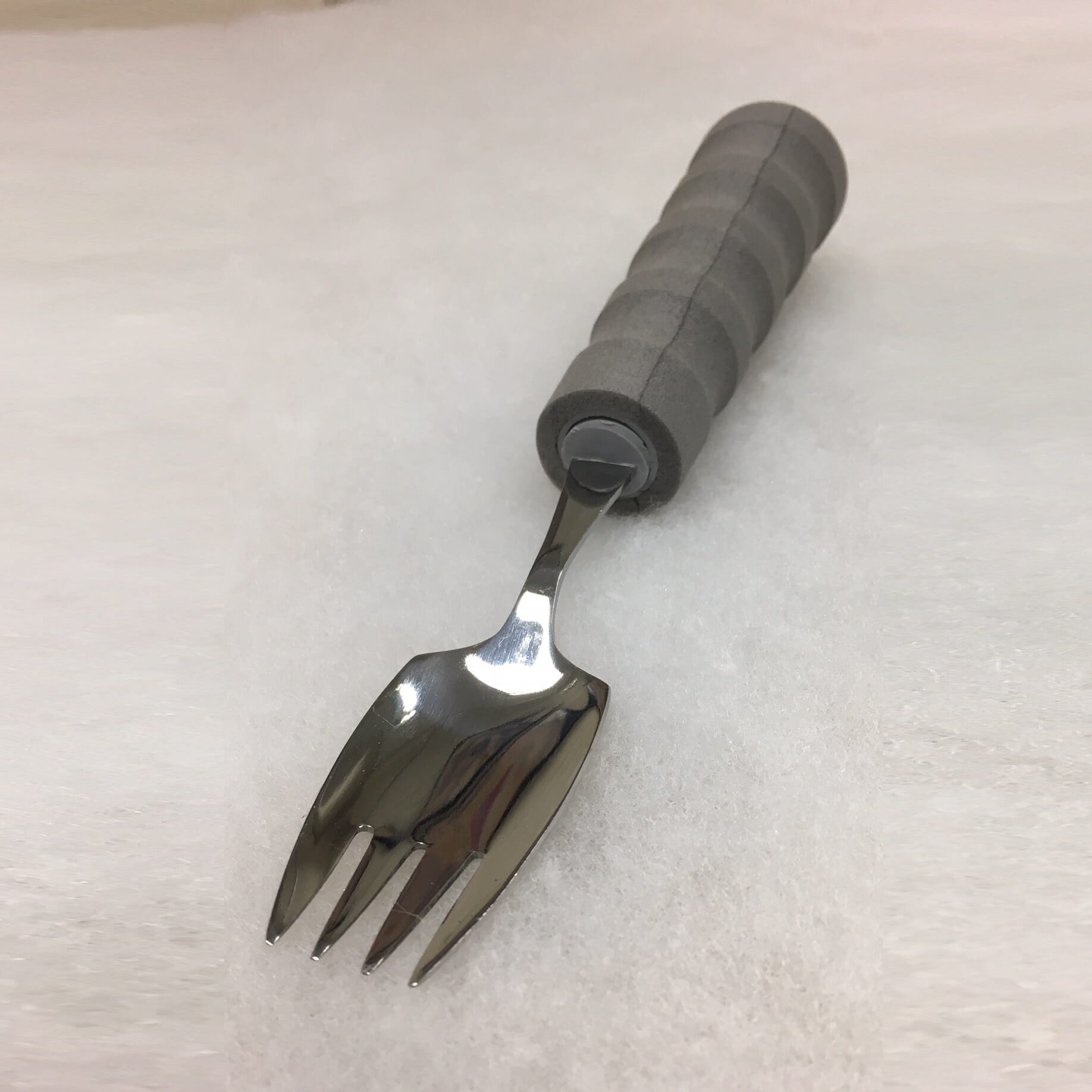 Lifestyle image of NRS EasyGrip Splayed Fork being used in a real-life setting.