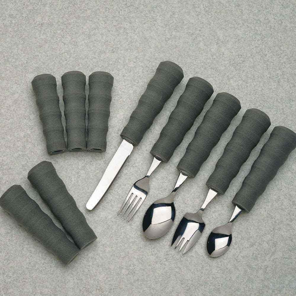 Lifestyle image of NRS EasyGrip Teaspoon being used in a real-life setting.