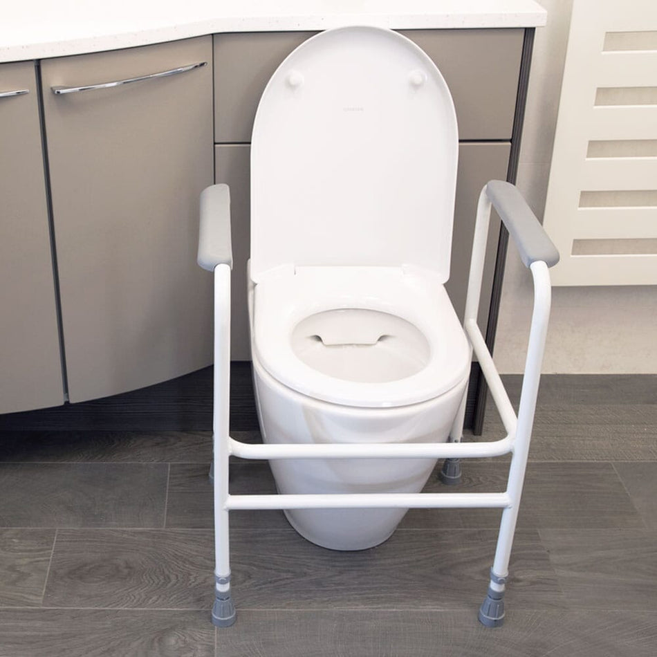 Image of NRS Economy Toilet Frame on a plain background.