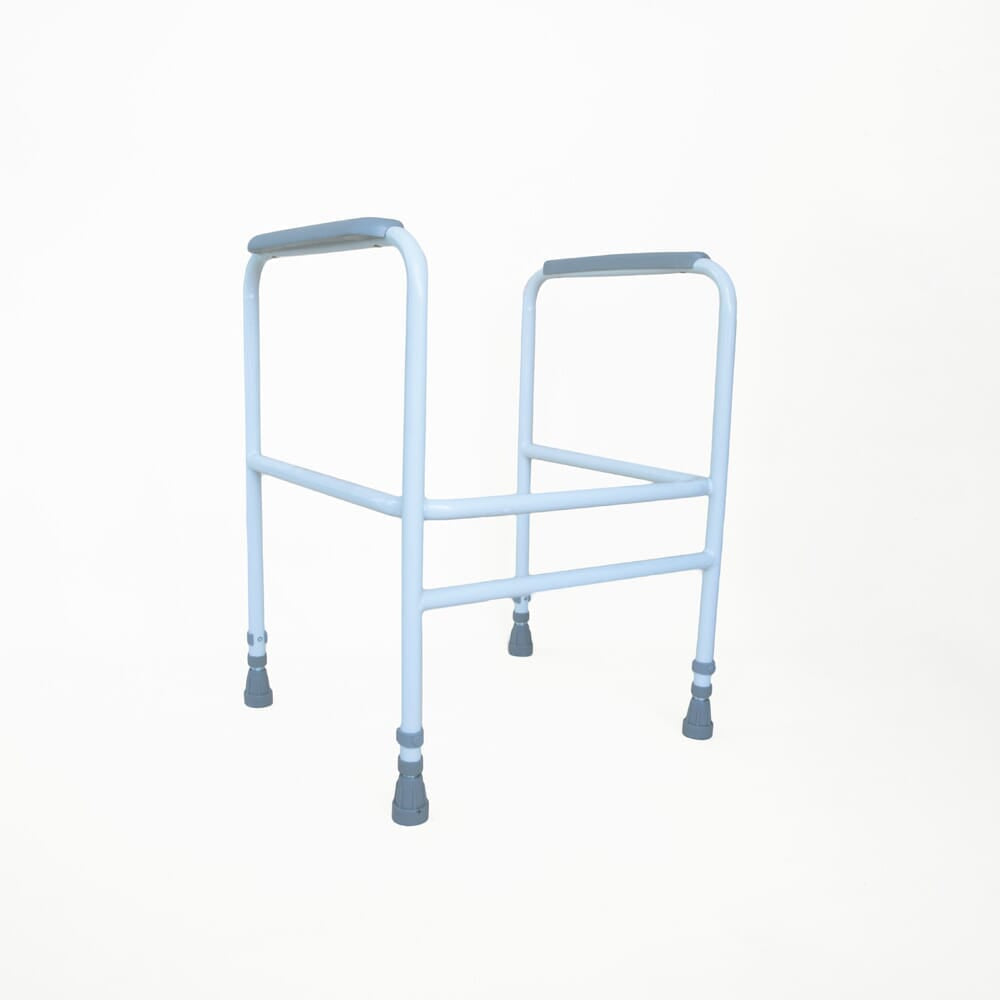 Close-up of a feature of NRS Economy Toilet Frame.