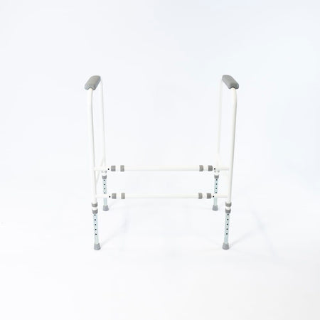 Close-up of a feature of NRS Economy Toilet Frame.