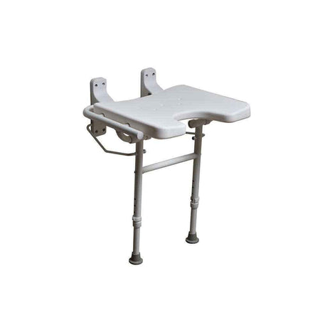 Image of NRS Economy Wall Mounted Shower Seat on a plain background.