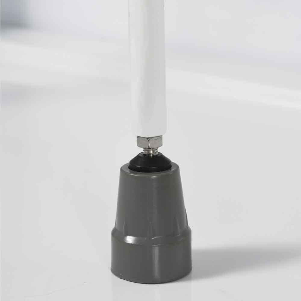 Diagram or packaging of NRS Folding Shower Seat with Legs-Back and Arms highlighting dimensions or features.