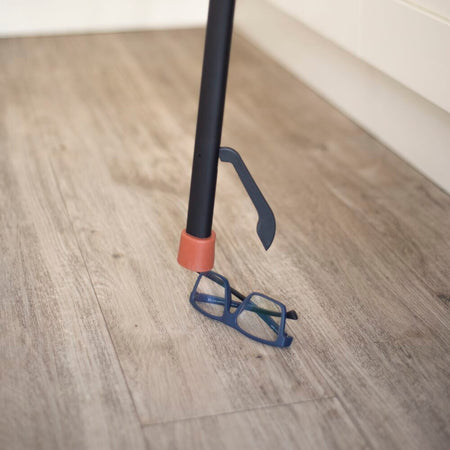Close-up of the ferrule or base of NRS Freestyle Grab and Go Walking Stick walking stick, showing the non-slip tip.