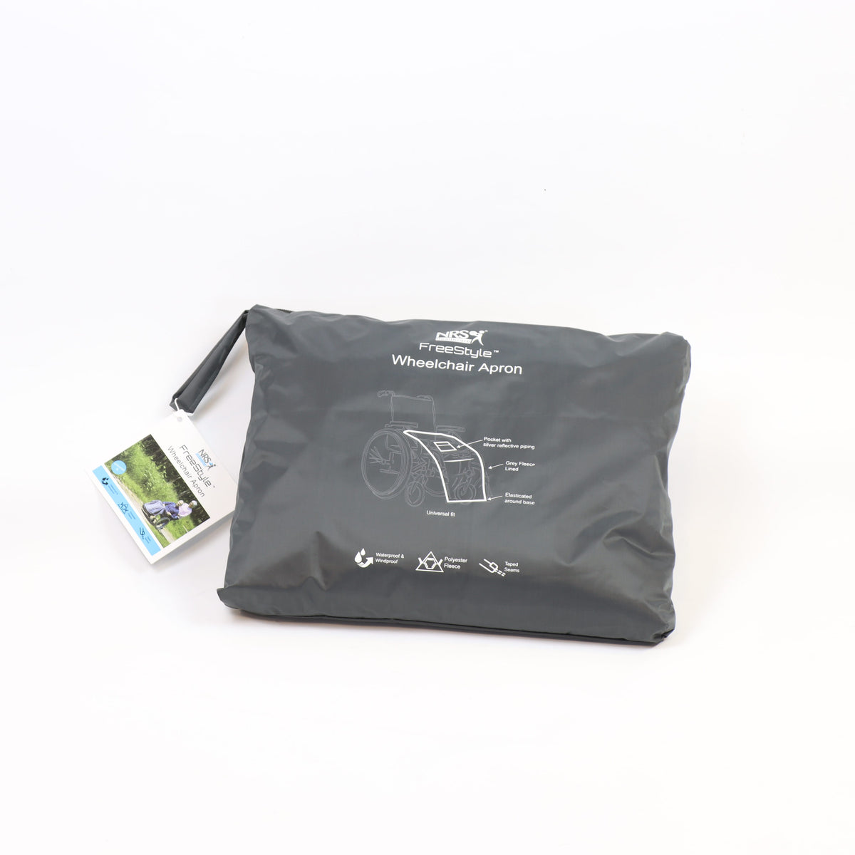 Alternative view of NRS Freestyle Wheelchair Apron, showing different angle or usage.