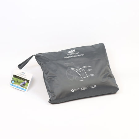 Lifestyle image of NRS Freestyle Wheelchair Apron being used in a real-life setting.