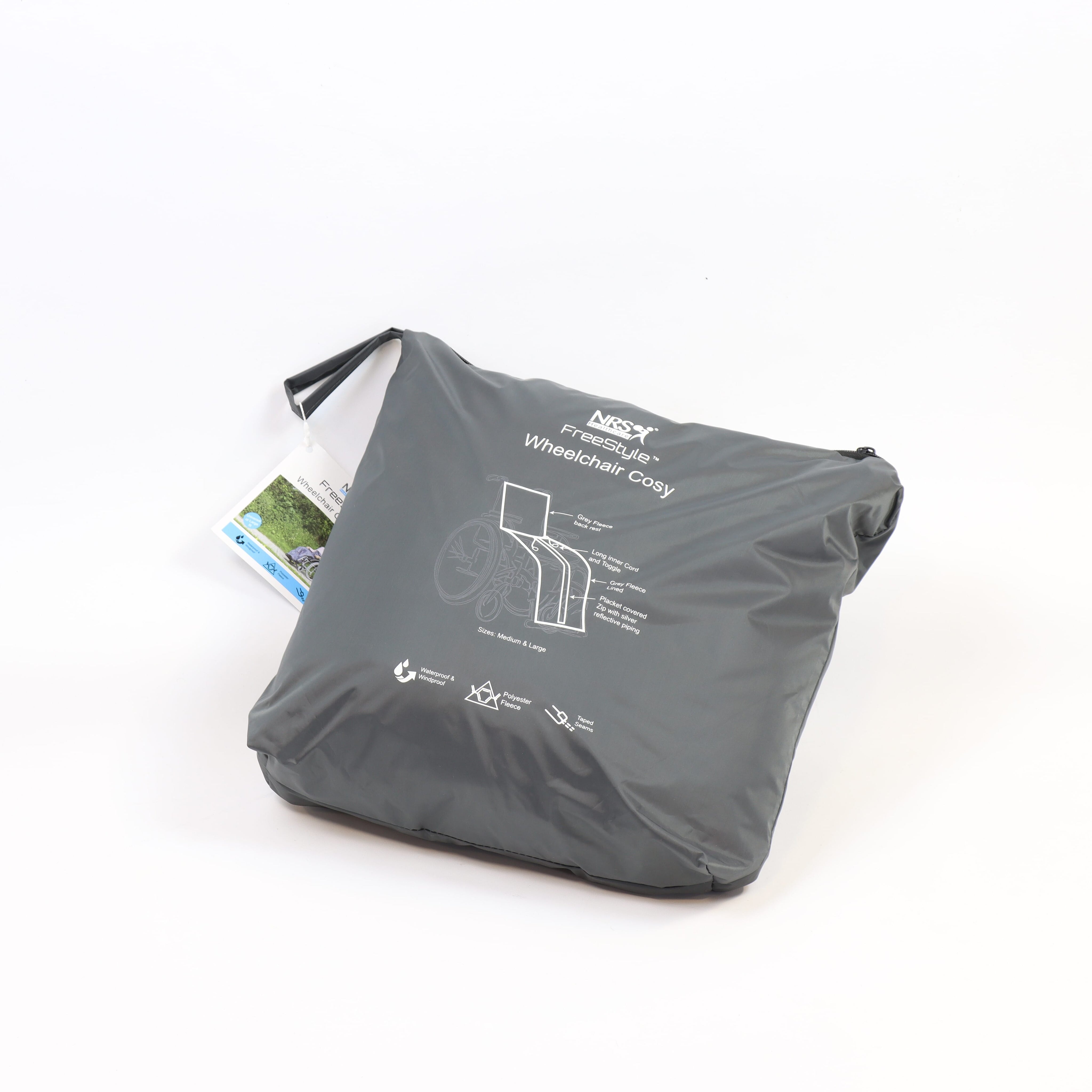 Close-up of a feature of NRS Freestyle Wheelchair Cosy.