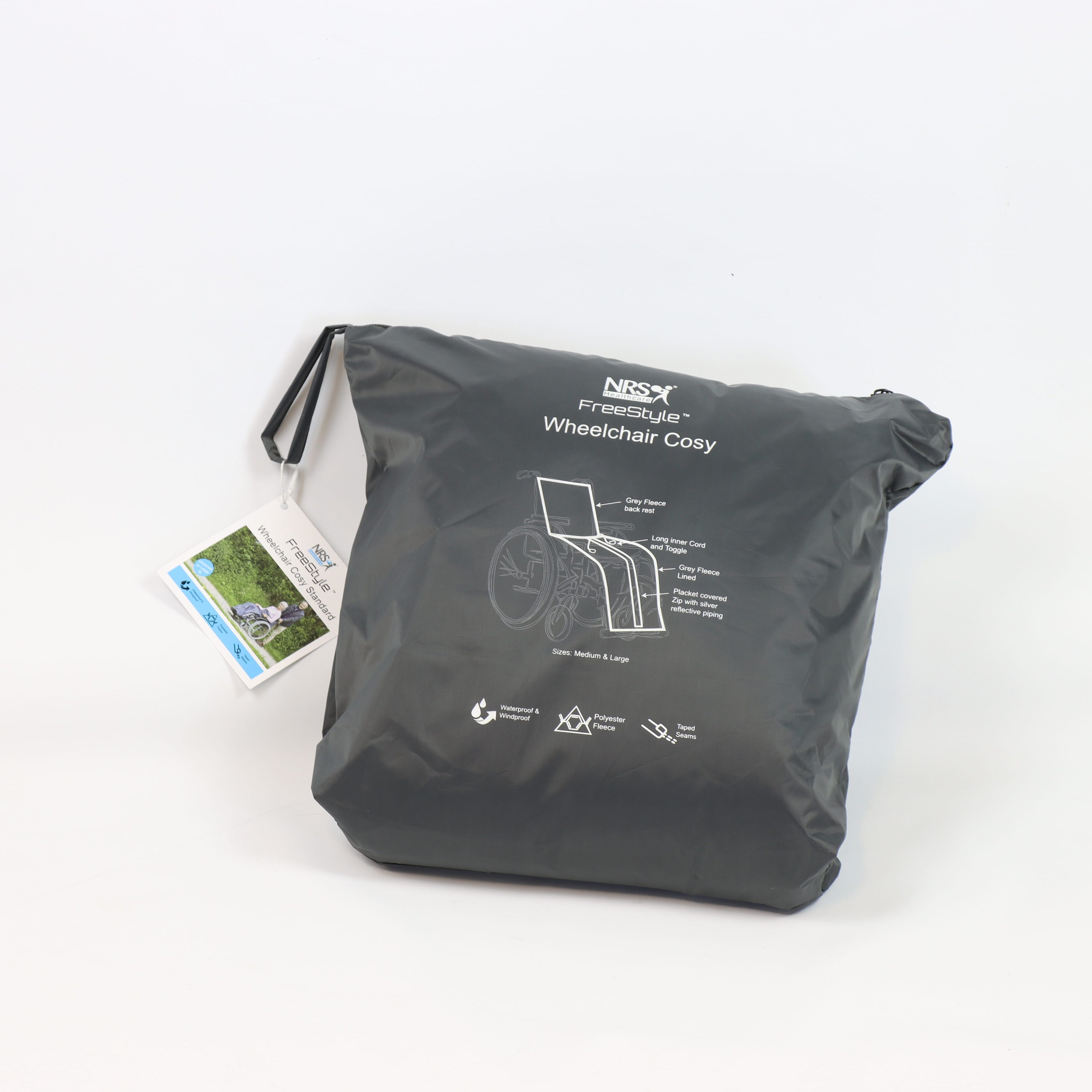 Close-up of a feature of NRS Freestyle Wheelchair Cosy.