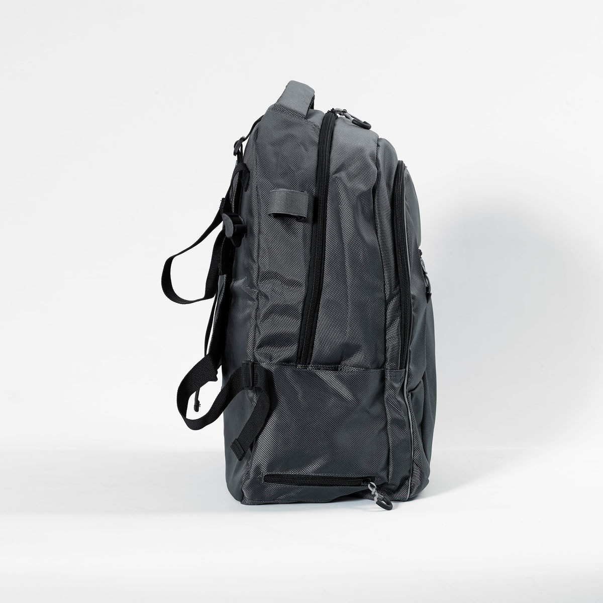 NRS Freestyle Wheelchair Crutch Bag: close-up of the non-slip rubber ferrule on the end of the crutch for stability.