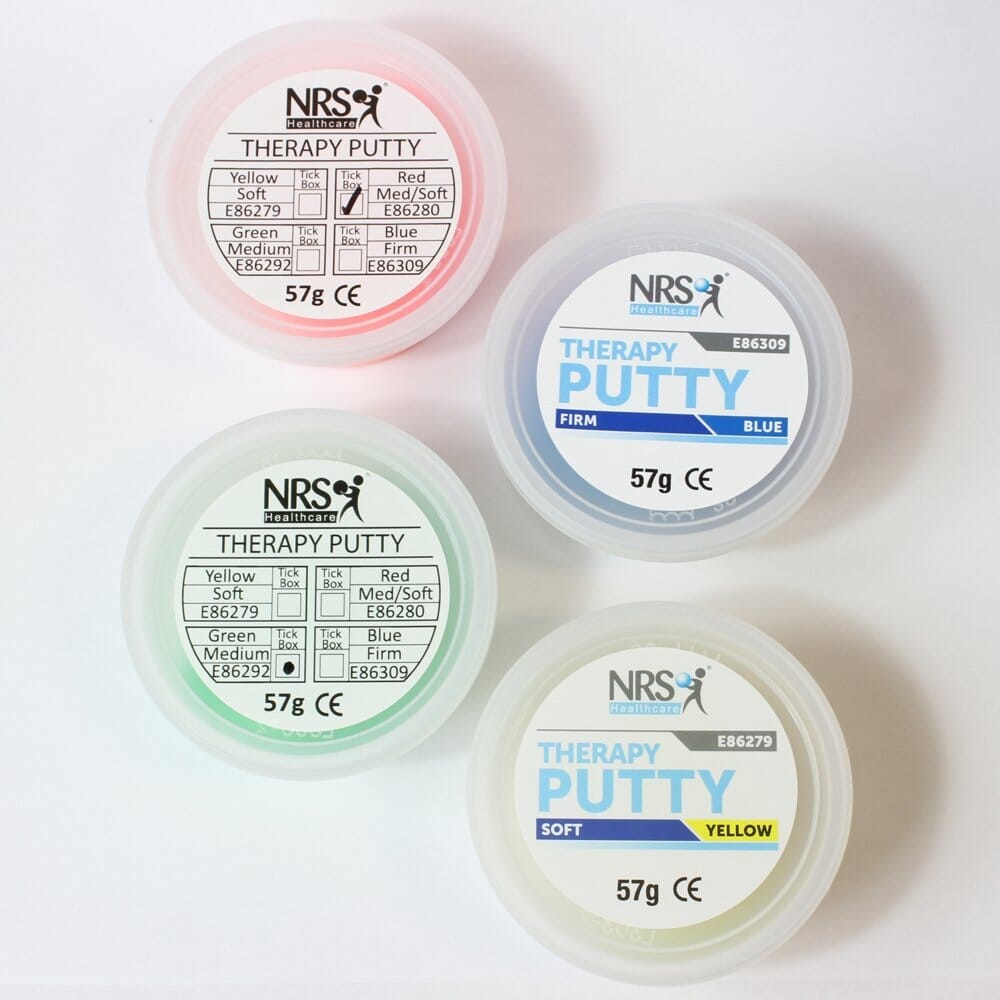 Lifestyle image of NRS Hand Exercise Putty being used in a real-life setting.