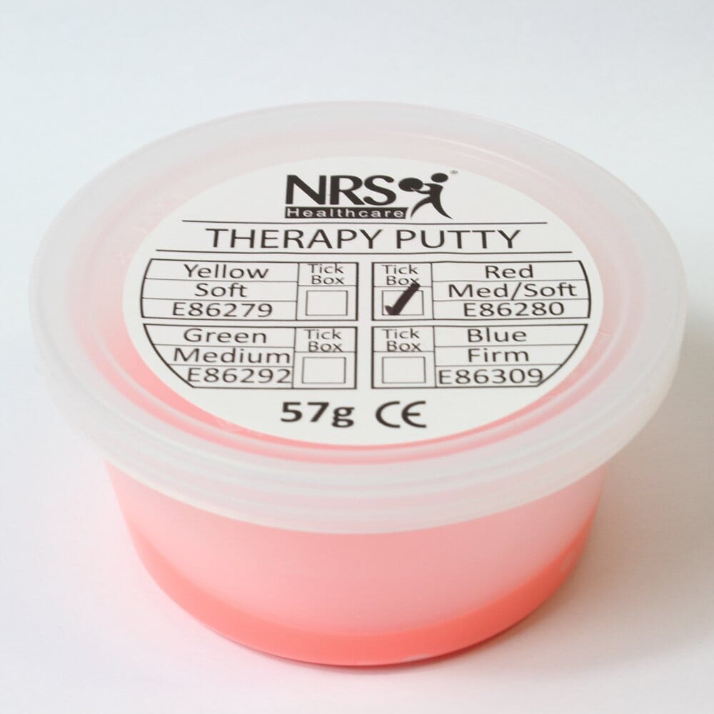 Close-up of a feature of NRS Hand Exercise Putty.