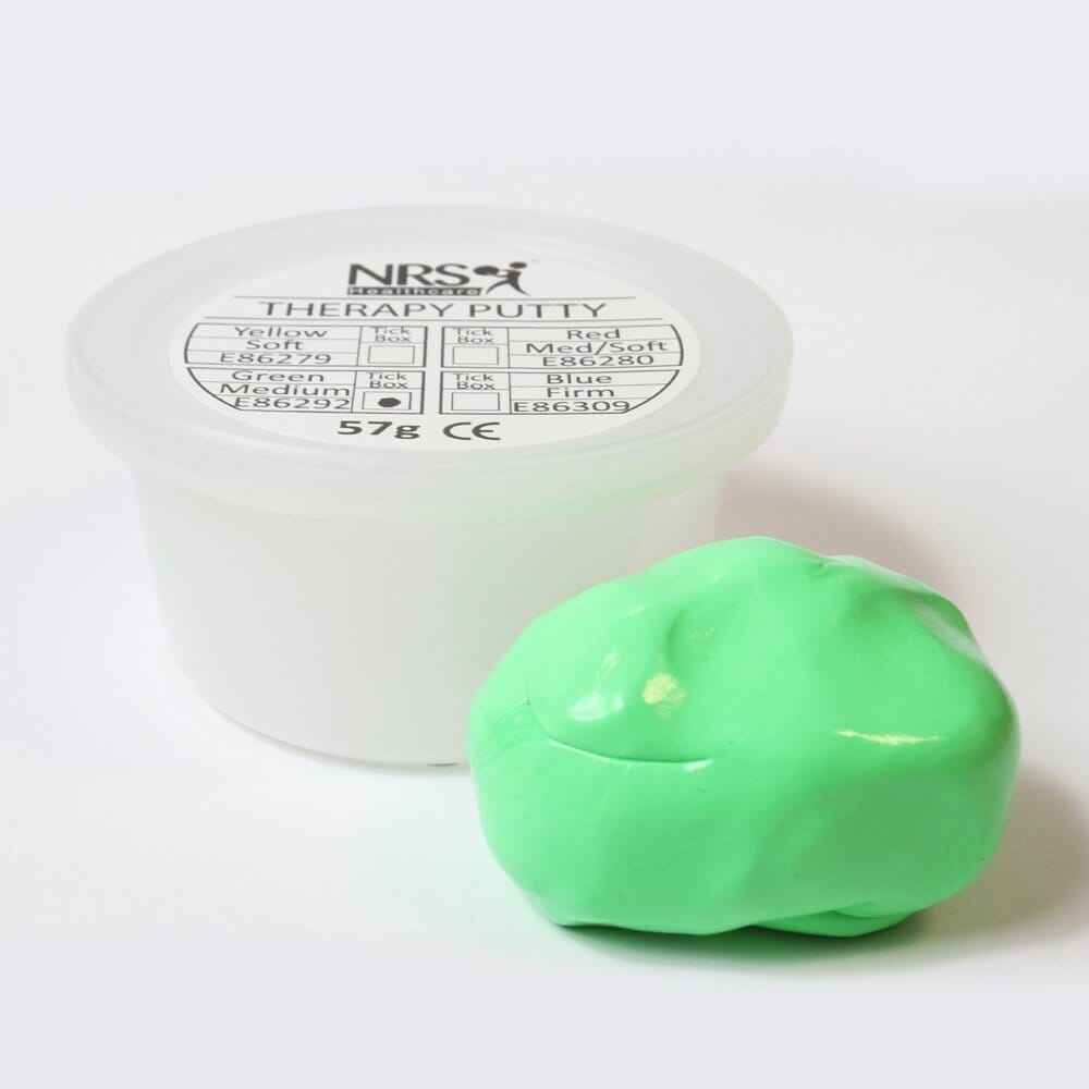 Close-up of a feature of NRS Hand Exercise Putty.