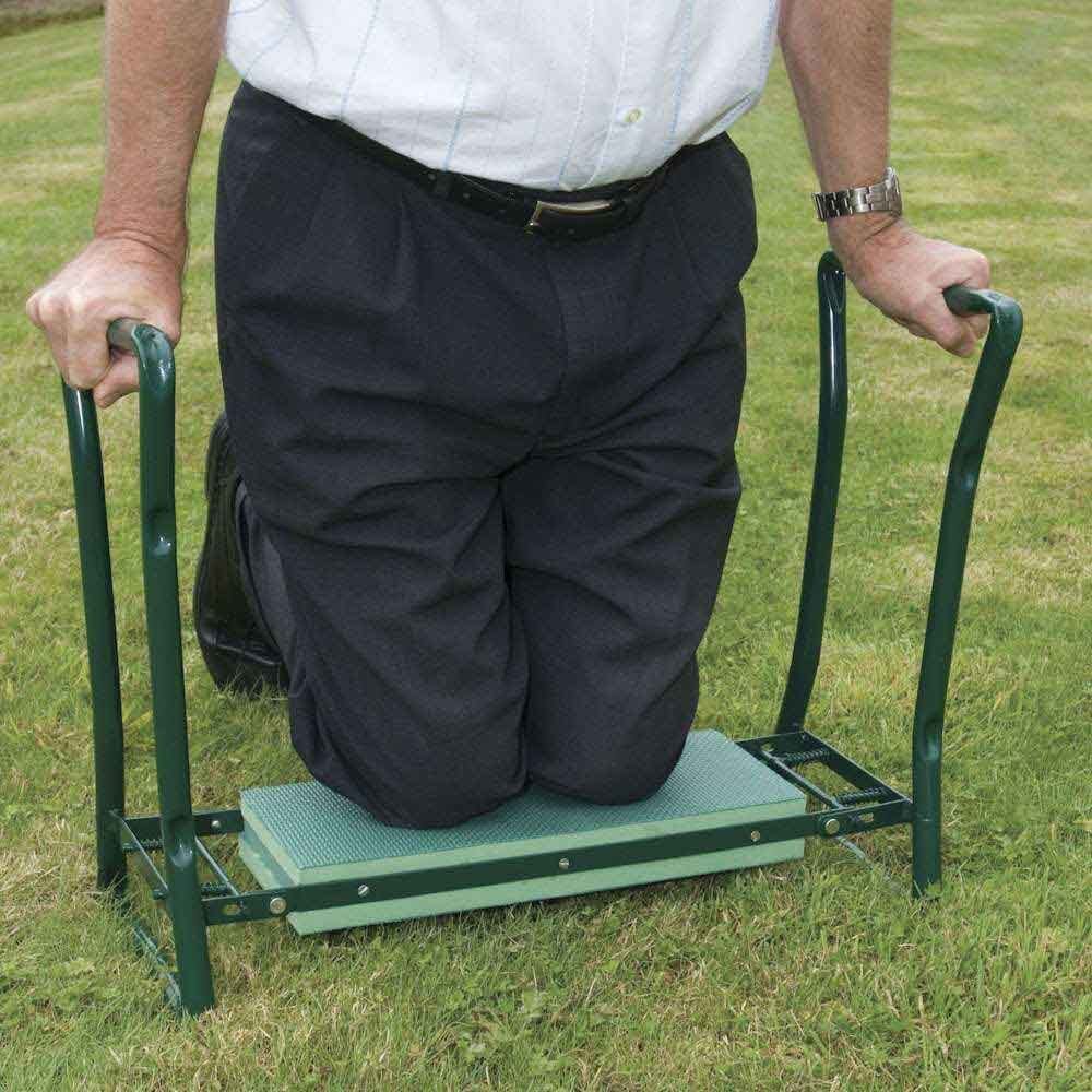 Alternative view of NRS Healthcare Garden Kneeler, showing different angle or usage.
