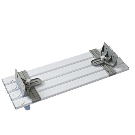 Close-up of the handle on NRS Healthcare Slatted Bath Board, highlighting its secure grip for safe transfers.