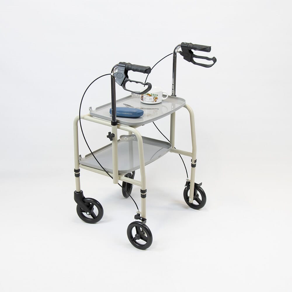 Alternative view of NRS Home Helper Braked Trolley, showing different angle or usage.