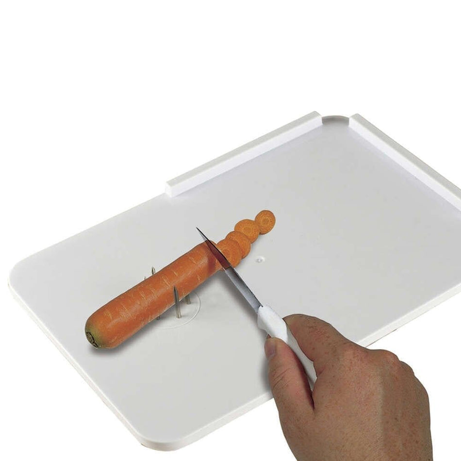 Alternative view of NRS Kitchen Spread Board with Spikes, showing different angle or usage.