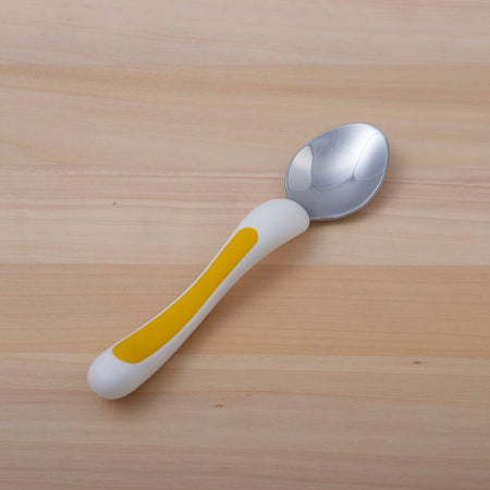 Diagram or packaging of NRS Kura Care Junior Spoon highlighting dimensions or features.