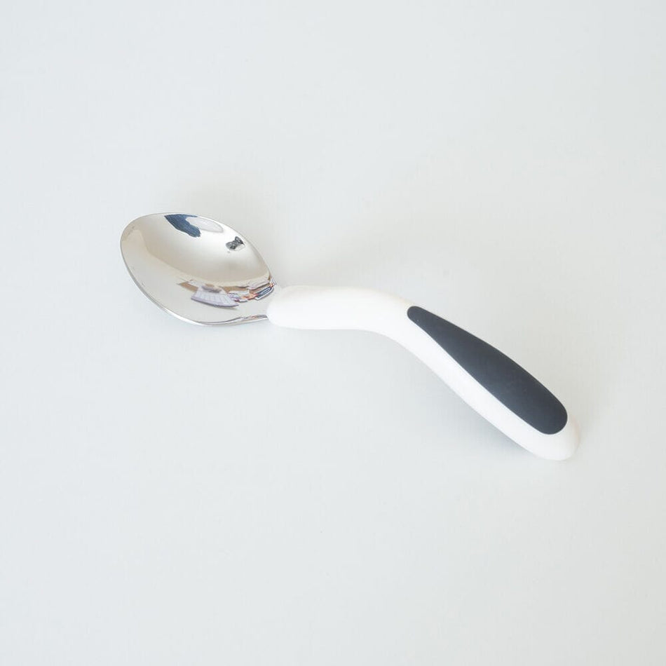 Alternative view of NRS Kura Care Right Angled Spoon, showing different angle or usage.