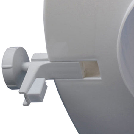 Close-up of a feature of NRS Linton Plus Raised Toilet Seat.