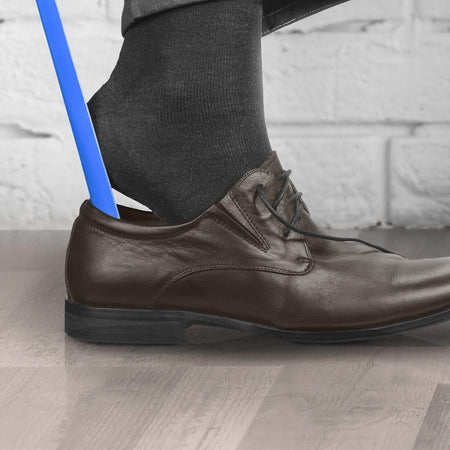 Alternative view of NRS Long Handled Shoehorn, showing different angle or usage.