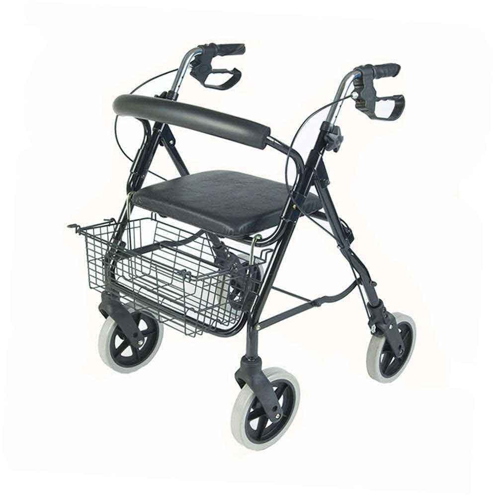 Detail of the height-adjustable frame on NRS Mobility Care Aluminium Rollator rollator with holes and push-button.