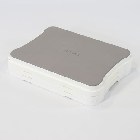 Diagram or packaging of NRS NUVO Adjustable Bath Step highlighting dimensions or features.