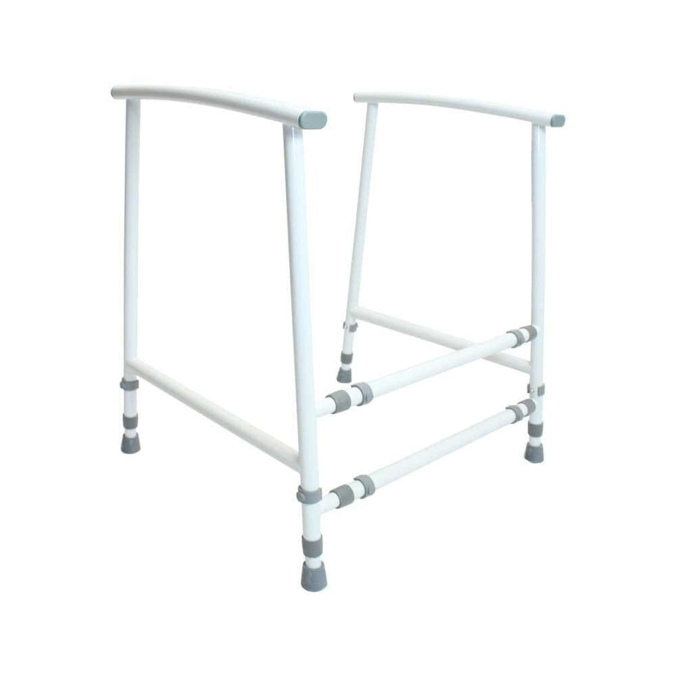 Image of NRS Nuvo Adult Toilet Frame on a plain background.