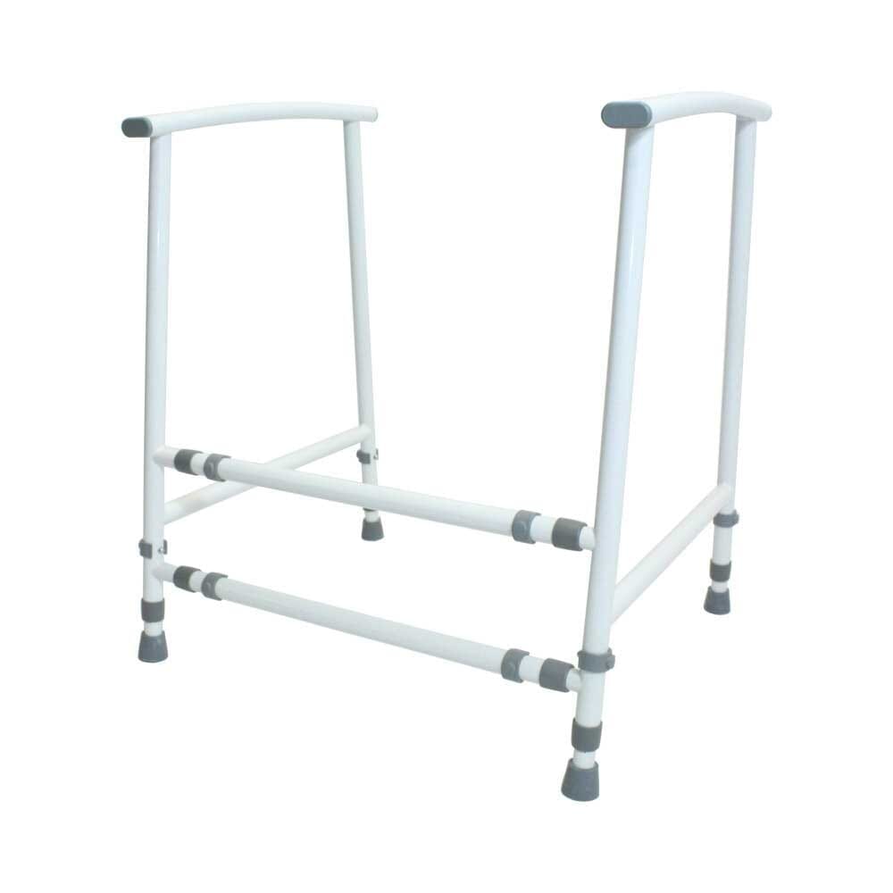 Alternative view of NRS Nuvo Adult Toilet Frame, showing different angle or usage.