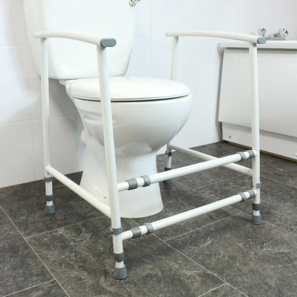 Close-up of a feature of NRS Nuvo Adult Toilet Frame.