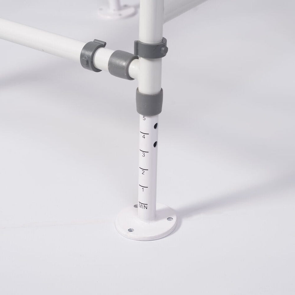 Alternative view of NRS Nuvo Toilet Frame-Floor Fixing Kit, showing different angle or usage.
