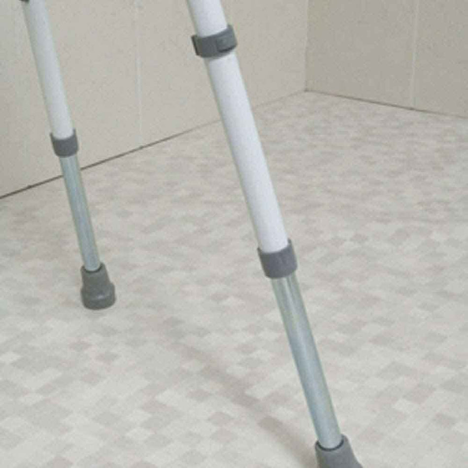 Alternative view of NRS PU Moulded Perching Stool with Arms Back, showing different angle or usage.