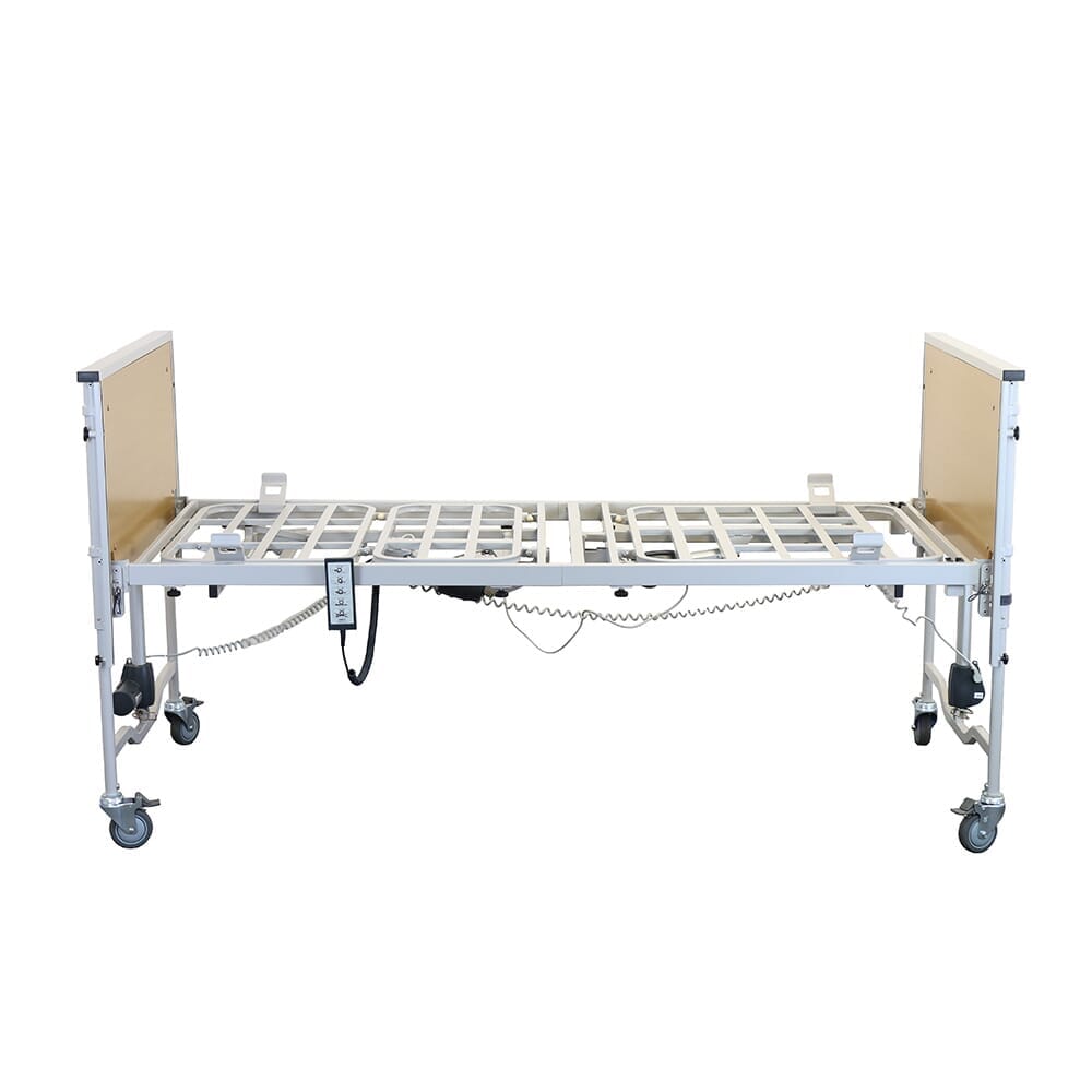 Close-up of a feature of NRS Profiling Bed.