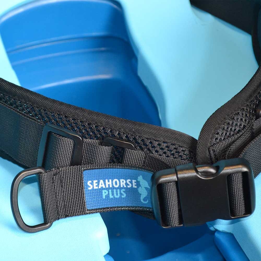 Lifestyle image of NRS Seahorse Plus Lap Straps being used in a real-life setting.