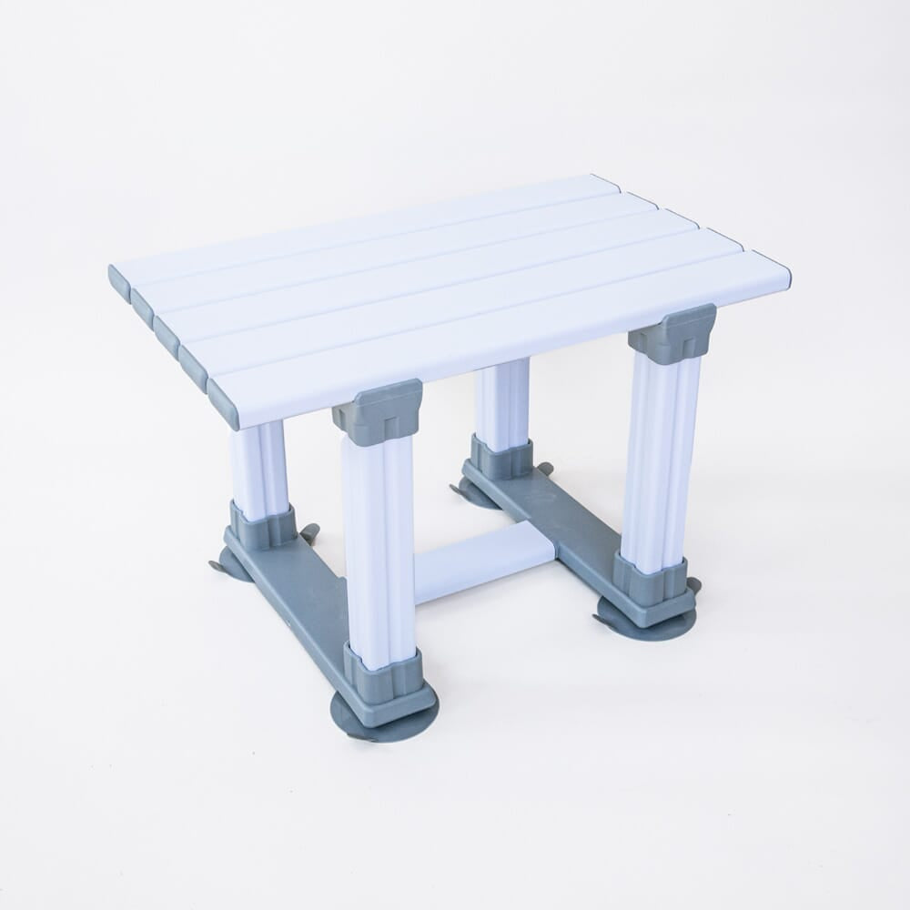 Lifestyle image of NRS Slatted Bath Seat being used in a real-life setting.