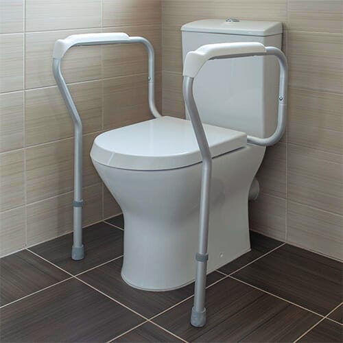 Image of NRS Toilet Surround Safety Rail on a plain background.