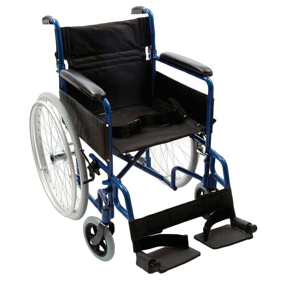 Image of NRS Transit-Lite Self-Propelled Wheelchair on a plain background.