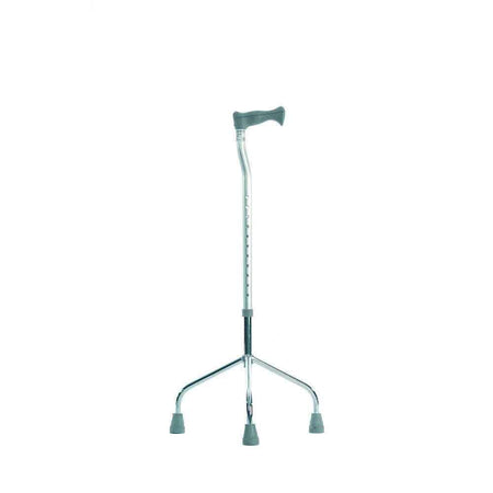 Full view of NRS Tripod Walking Stick walking stick on a plain background, showing its handle, shaft and ferrule.