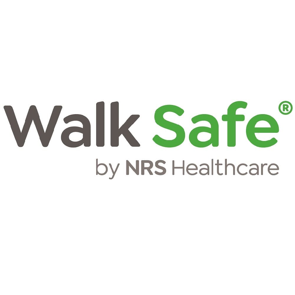 Logo associated with NRS Walk Safe Walking Frame (Walk Safe by NRS Healthcare).