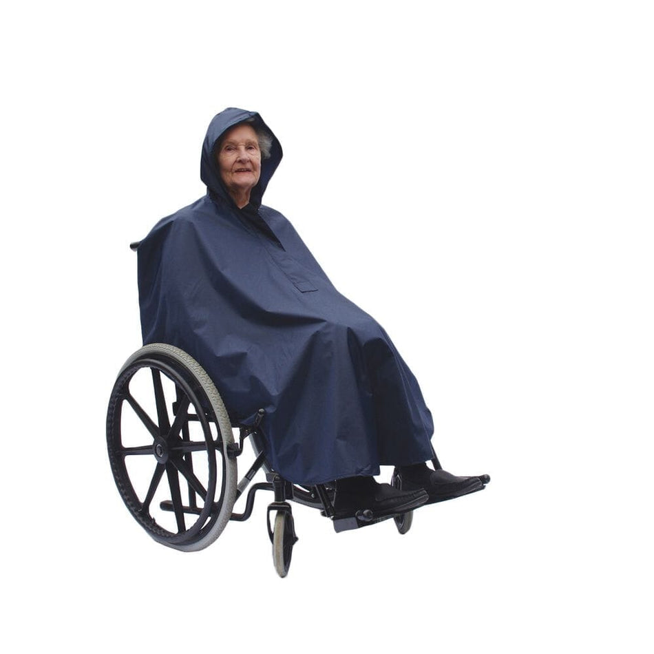 Image of NRS Wheelchair Poncho on a plain background.