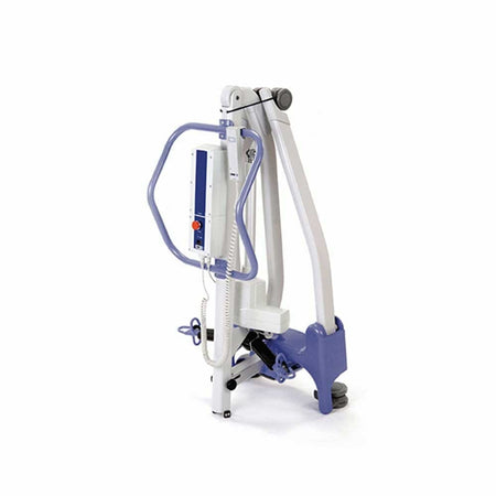 Close-up of the sling attachment points or spreader bar on Oxford Advance Folding Electric Hoist hoist.