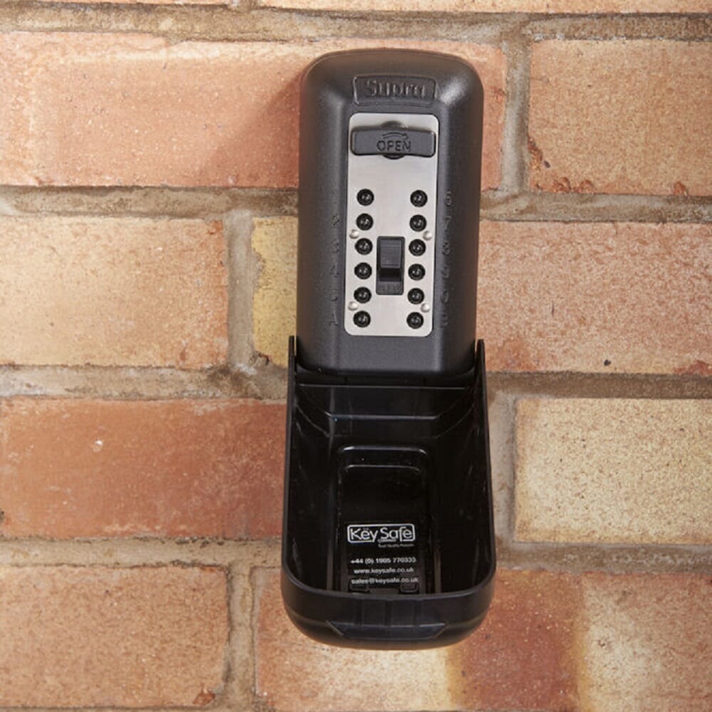 Alternative view of P500 Key Safe, showing different angle or usage.