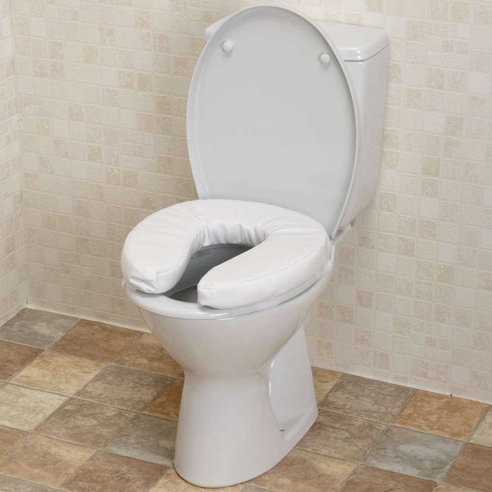 Close-up of a feature of Padded Raised Toilet Seat.