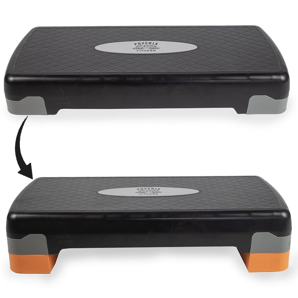 Alternative view of Phoenix Fitness Aerobic Fitness Stepper, showing different angle or usage.