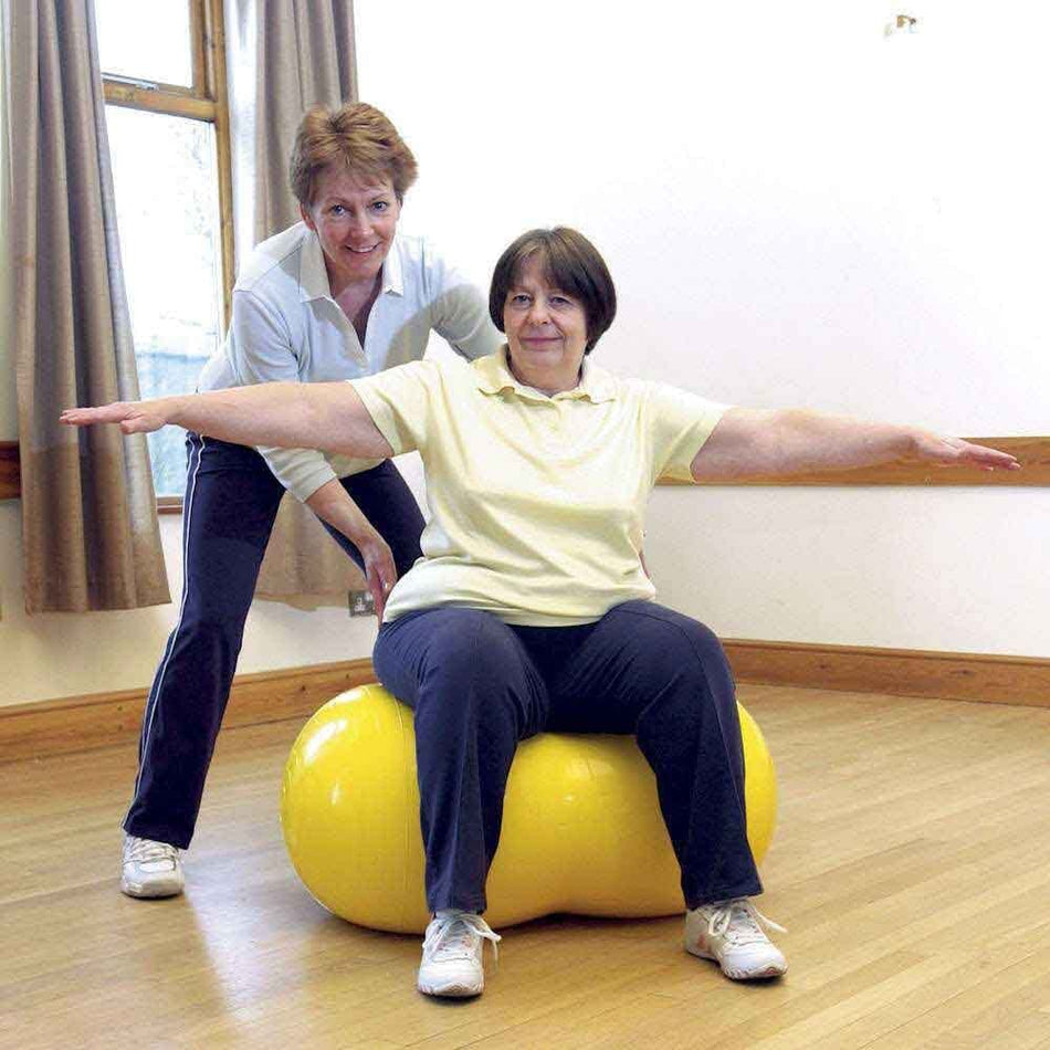 Alternative view of Physio Roll Exercise Ball, showing different angle or usage.